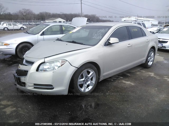1G1ZC5E09AF210088 - 2010 CHEVROLET MALIBU 1LT 棕色 照片 2