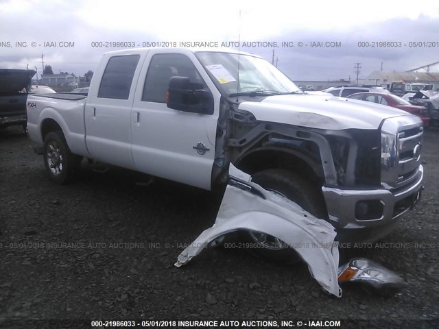 1FT7W2BT3BED12612 - 2011 FORD F250 SUPER DUTY WHITE photo 1