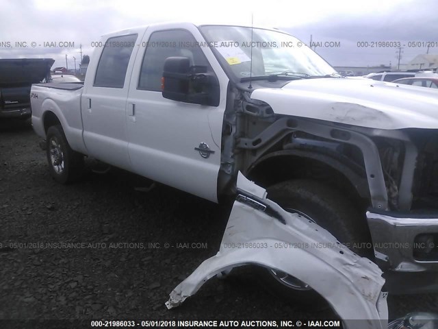 1FT7W2BT3BED12612 - 2011 FORD F250 SUPER DUTY WHITE photo 6