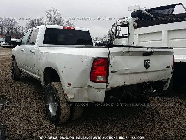 3C63RRHL7FG626663 - 2015 RAM 3500 SLT WHITE photo 3