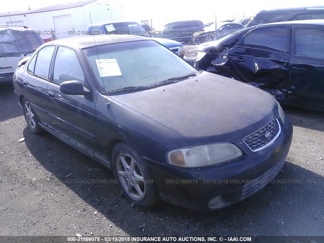 3N1BB51D21L115921 - 2001 NISSAN SENTRA SE BLACK photo 1