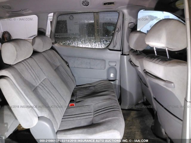 4T3ZF13C9WU078315 - 1998 TOYOTA SIENNA LE/XLE GRAY photo 8