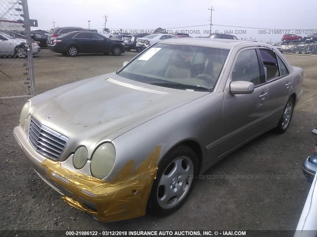 WDBJF70J92B399873 - 2002 MERCEDES-BENZ E 430 Champagne photo 2