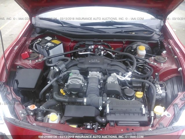 JF1ZNAA10F8708190 - 2015 TOYOTA SCION FR-S წითელი ფოტო 10