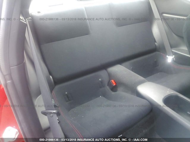 JF1ZNAA10F8708190 - 2015 TOYOTA SCION FR-S წითელი ფოტო 8