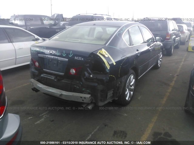 JNKAY01F67M451631 - 2007 INFINITI M35 SPORT Dark Blue photo 4