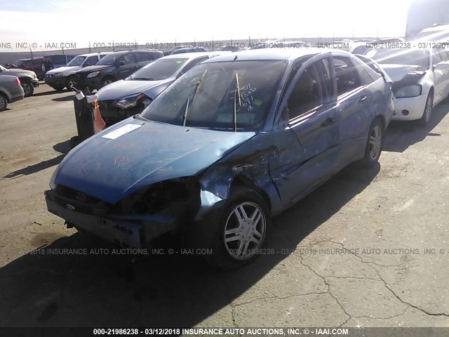 1FAFP34381W365588 - 2001 FORD FOCUS SE/SE SPORT BLUE photo 6