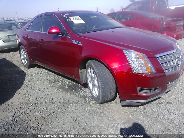 1G6DJ577180200706 - 2008 CADILLAC CTS BURGUNDY photo 1