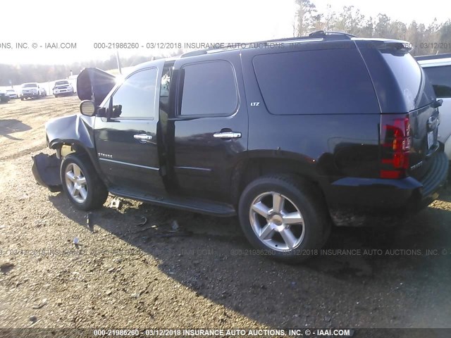 1GNFK13037R387274 - 2007 CHEVROLET TAHOE K1500 BLACK photo 3