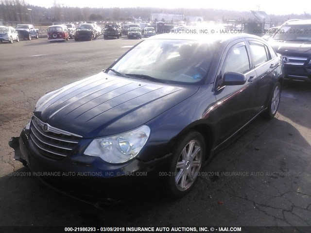 1C3LC56R48N103934 - 2008 CHRYSLER SEBRING TOURING Navy photo 2