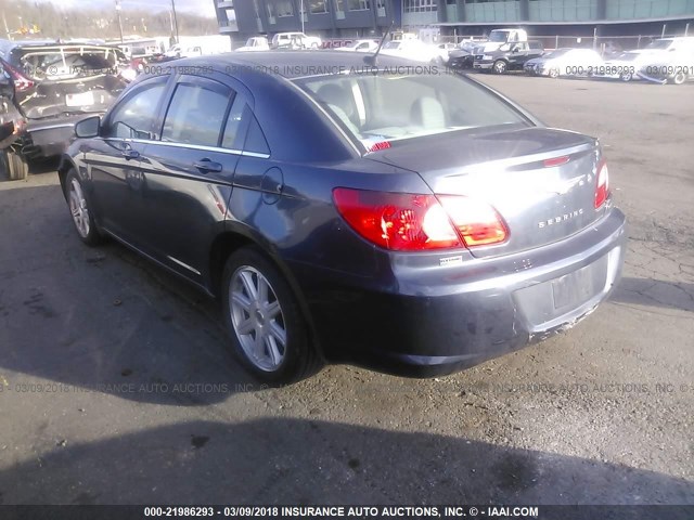 1C3LC56R48N103934 - 2008 CHRYSLER SEBRING TOURING Navy photo 3