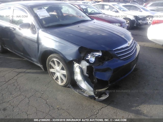 1C3LC56R48N103934 - 2008 CHRYSLER SEBRING TOURING Navy photo 6