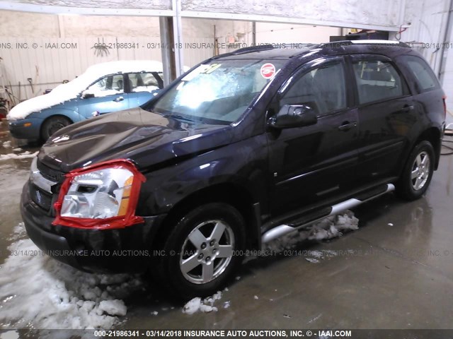 2CNDL23F266211975 - 2006 CHEVROLET EQUINOX LS BURGUNDY photo 2