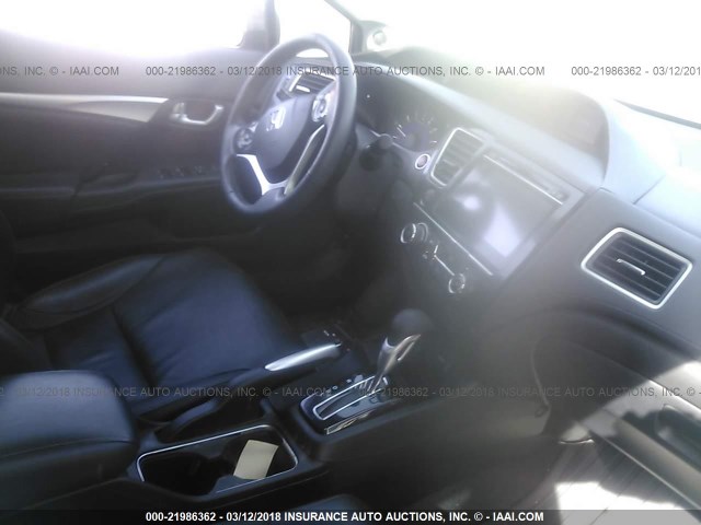 19XFB2F90EE228620 - 2014 HONDA CIVIC EXL GRAY photo 5