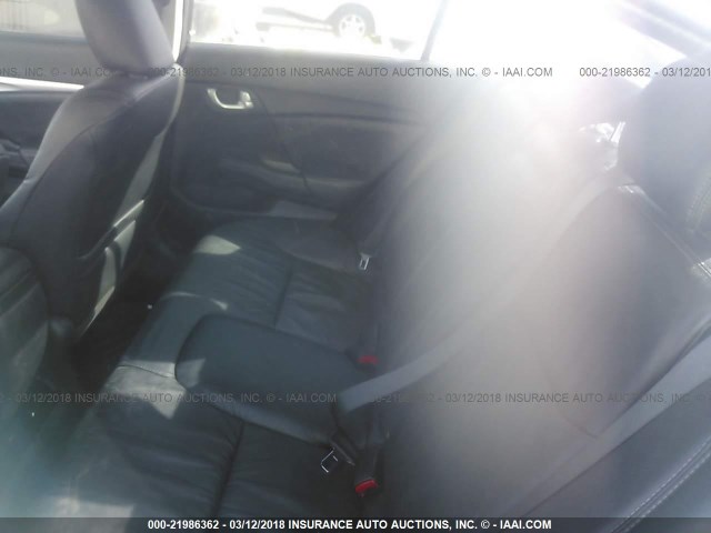 19XFB2F90EE228620 - 2014 HONDA CIVIC EXL GRAY photo 8