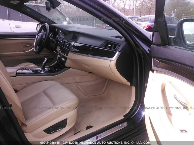 WBAXH5C5XDD115311 - 2013 BMW 528 XI BLUE photo 5