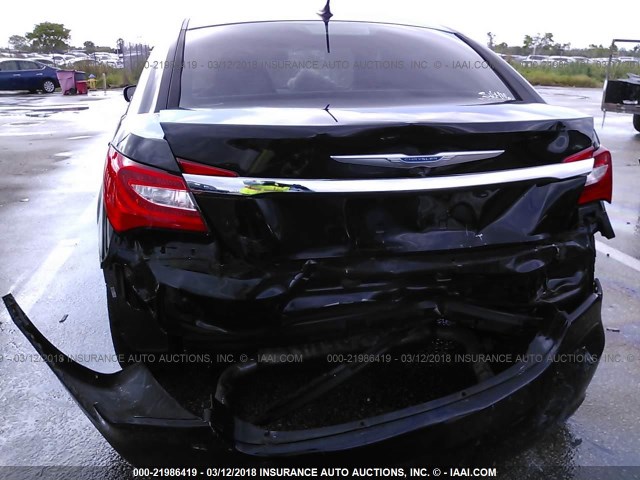 1C3CCBCG7DN505457 - 2013 CHRYSLER 200 LIMITED BLACK photo 6