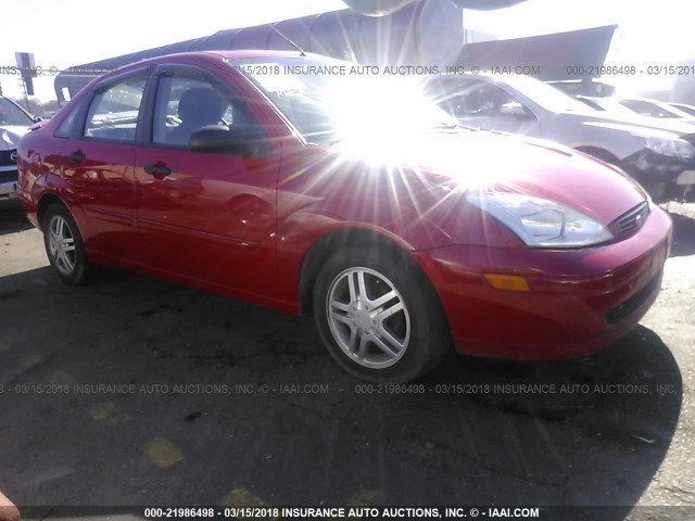 1FAFP34P22W111444 - 2002 FORD FOCUS SE/SE COMFORT RED photo 1