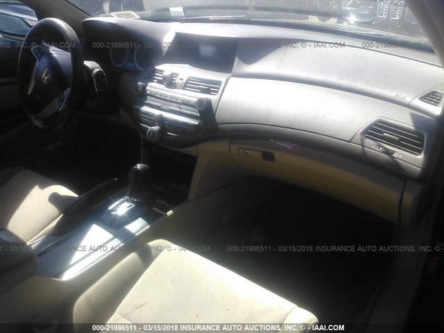 1HGCP26438A020975 - 2008 HONDA ACCORD LXP BLACK photo 5