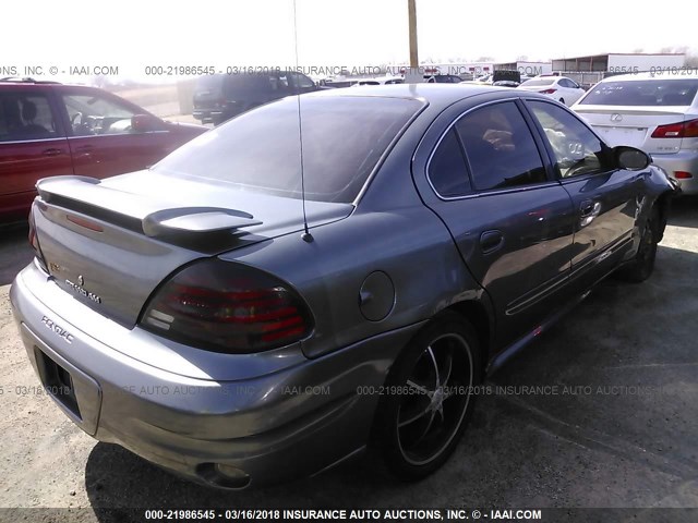 1G2NE52E15M125932 - 2005 PONTIAC GRAND AM SE GRAY photo 4