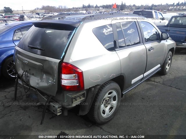 1J8FF57W08D512418 - 2008 JEEP COMPASS LIMITED GRAY photo 4