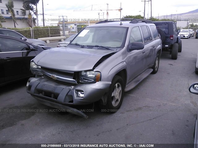 1GNES16S366102081 - 2006 CHEVROLET TRAILBLAZER EXT LS/EXT LT GRAY photo 2