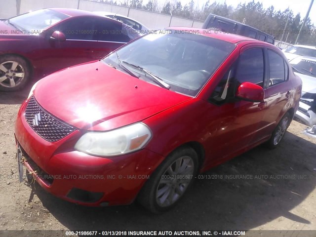 JS2YC415685108901 - 2008 SUZUKI SX4 CONVENIENCE/TOURING RED photo 2