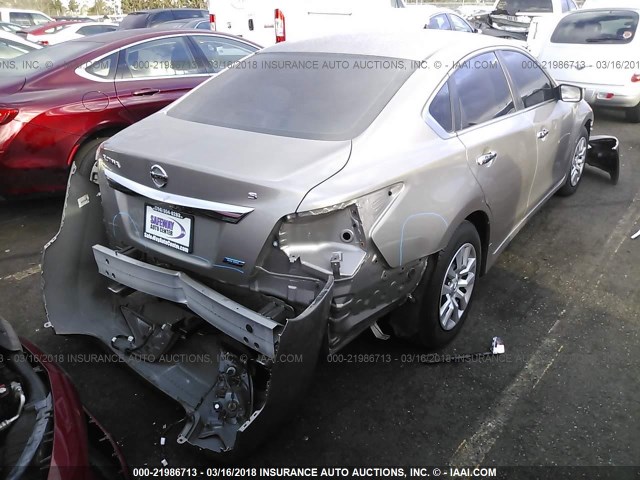 1N4AL3AP7DN520199 - 2013 NISSAN ALTIMA 2.5/S/SV/SL GOLD photo 4