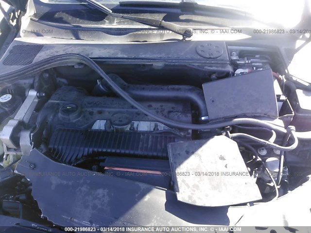 YV1622FS8C2110323 - 2012 VOLVO S60 T5 BLACK photo 10