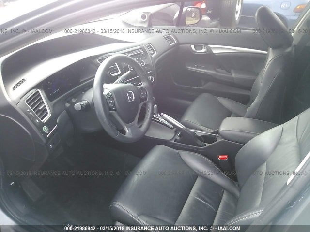 19XFB2F96DE272233 - 2013 HONDA CIVIC EXL GRAY photo 5