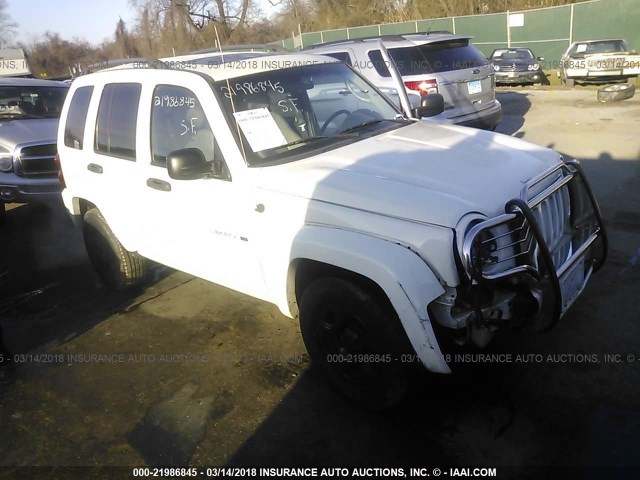 1J8GL58K22W306652 - 2002 JEEP LIBERTY LIMITED WHITE photo 1