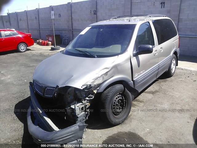 1GMDU03E51D194897 - 2001 PONTIAC MONTANA TAN photo 2