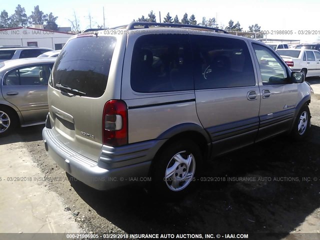 1GMDU03E51D194897 - 2001 PONTIAC MONTANA TAN photo 4