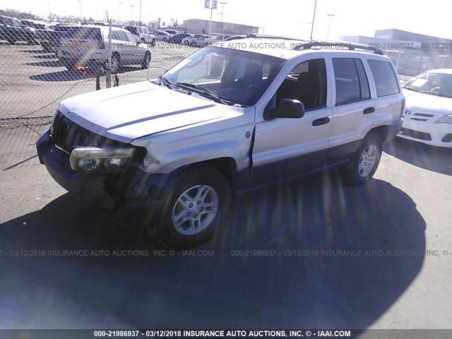 1J4GW48S04C283363 - 2004 JEEP GRAND CHEROKEE LAREDO/COLUMBIA/FREEDOM 银色 照片 2
