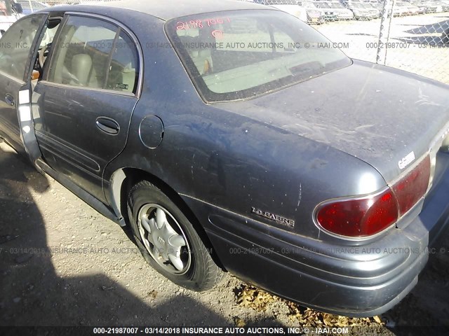 1G4HP54K014263036 - 2001 BUICK LESABRE CUSTOM GRAY photo 6