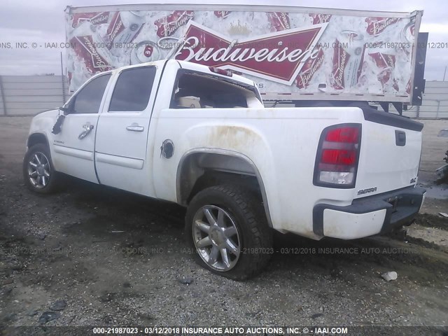 2GTEK638X71650330 - 2007 GMC NEW SIERRA DENALI WHITE photo 3