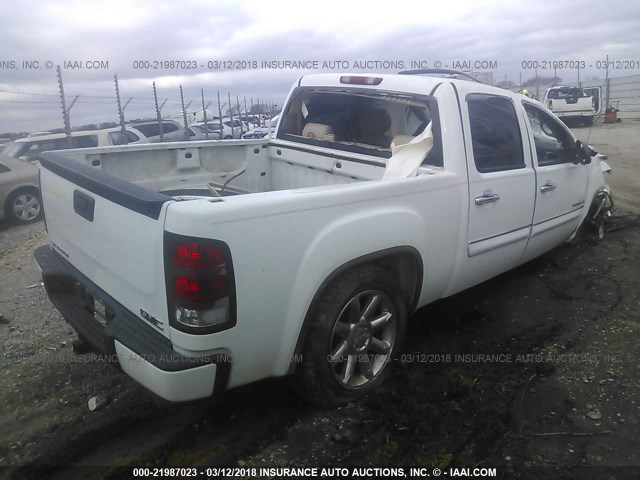 2GTEK638X71650330 - 2007 GMC NEW SIERRA DENALI WHITE photo 4