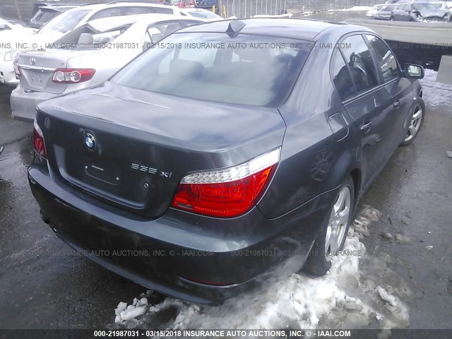 WBANV93548CZ63462 - 2008 BMW 535 XI Gri fotoğraf 4