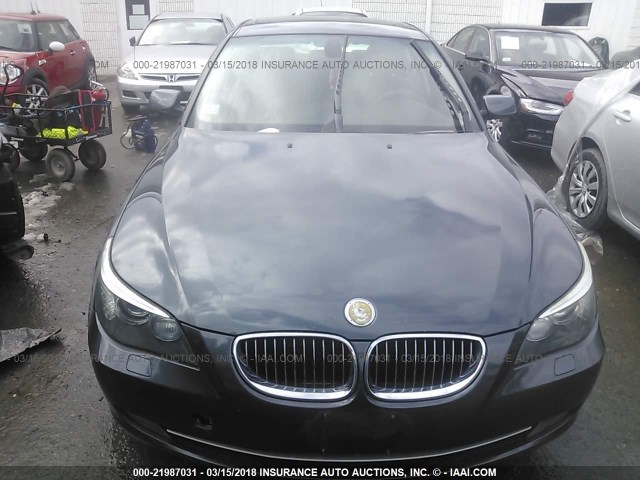 WBANV93548CZ63462 - 2008 BMW 535 XI GRAY photo 6