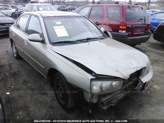 KMHDN45D32U460606 - 2002 HYUNDAI ELANTRA GLS/GT TAN photo 1