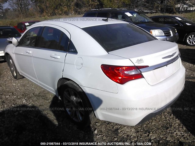 1C3CCBBB3DN676311 - 2013 CHRYSLER 200 TOURING WHITE photo 3