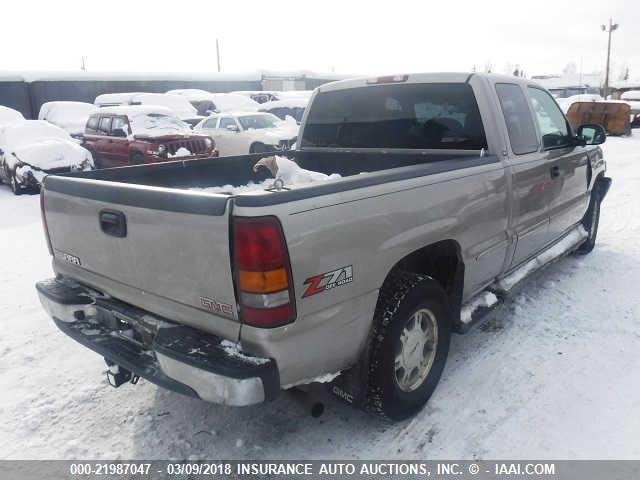 2GTEK19T321177944 - 2002 GMC NEW SIERRA K1500 TAN photo 4