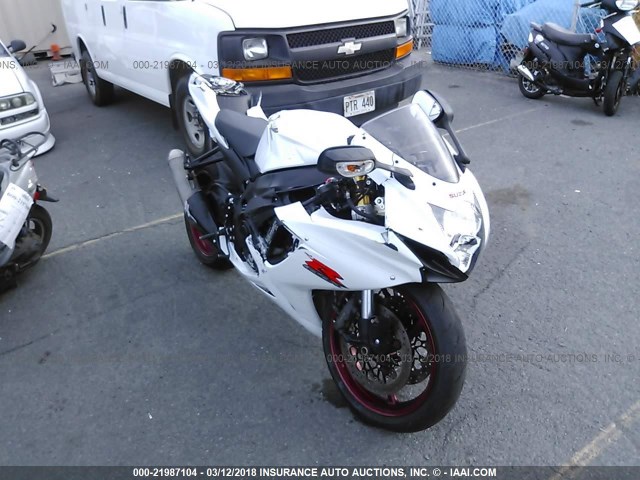 JS1GR7MA4H2101942 - 2017 SUZUKI GSX-R750 WHITE photo 1