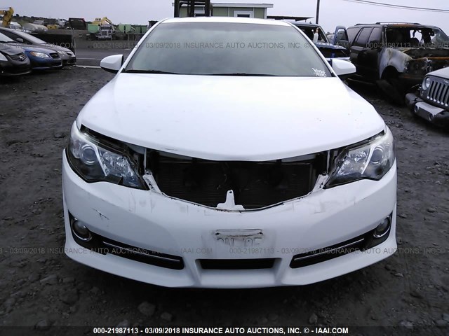 4T1BF1FK6EU803090 - 2014 TOYOTA CAMRY L/SE/LE/XLE 白色 照片 6