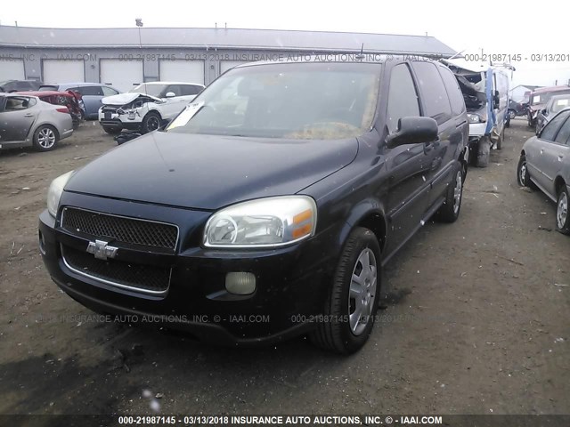1GNDV23L86D209970 - 2006 CHEVROLET UPLANDER LS BLUE photo 2