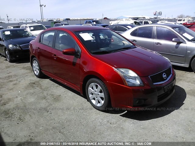 3N1AB6AP6AL668339 - 2010 NISSAN SENTRA 2.0/2.0S/SR/2.0SL RED photo 1