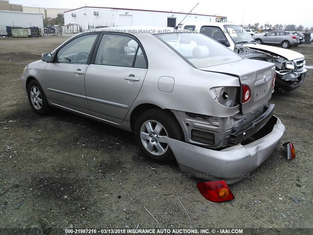 1NXBR32E73Z022711 - 2003 TOYOTA COROLLA CE/LE/S GOLD photo 3