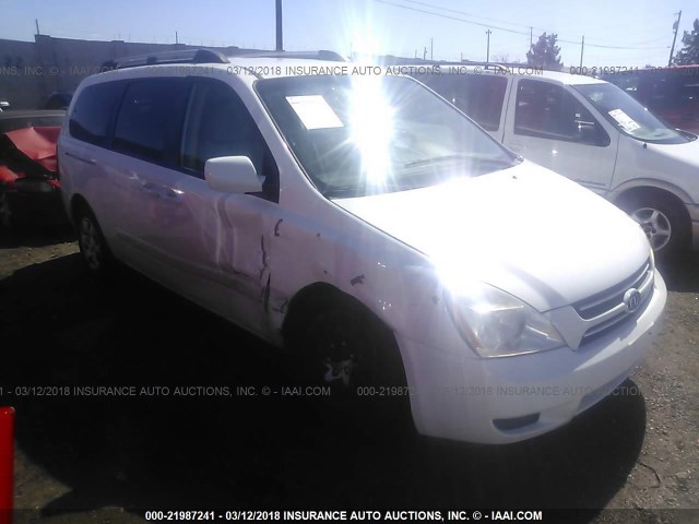 KNDMB233766075779 - 2006 KIA SEDONA EX/LX WHITE photo 1