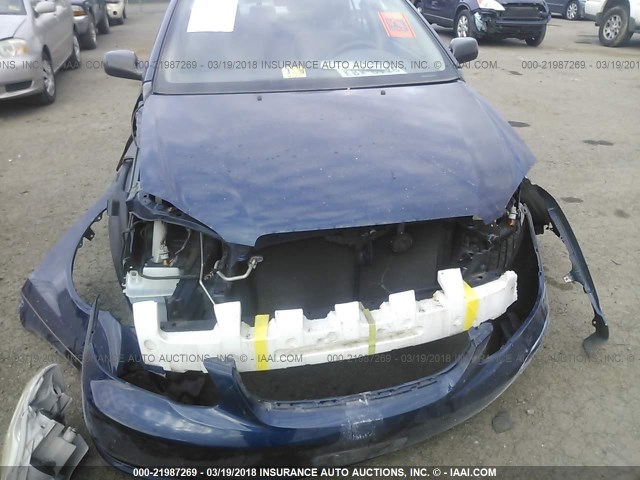 2T1BR32E55C553703 - 2005 TOYOTA COROLLA CE/LE/S BLUE photo 6