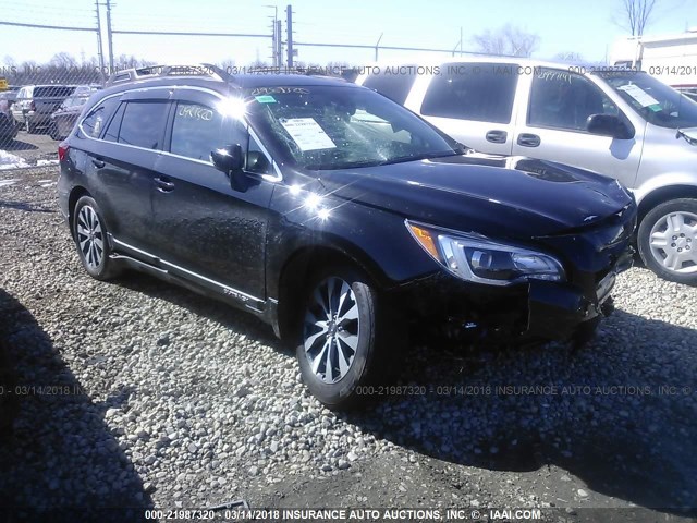 4S4BSANC8H3237188 - 2017 SUBARU OUTBACK 2.5I LIMITED BLACK photo 1